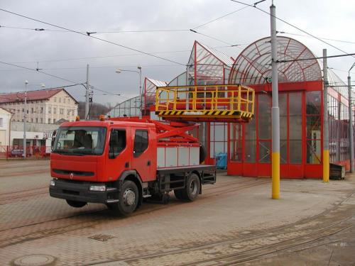 Pracovní plošina s adaptérem - DP Liberec